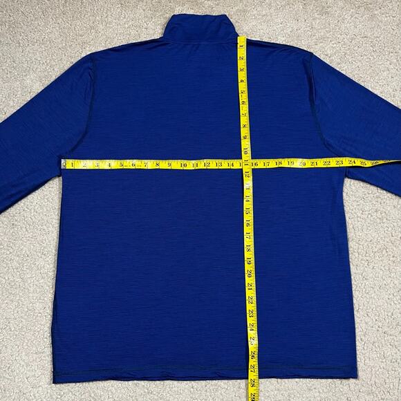Smartwool Mens NTS 150 Merino Wool 1/4 Zip Top Blue Size XL - Picture 6 of 6